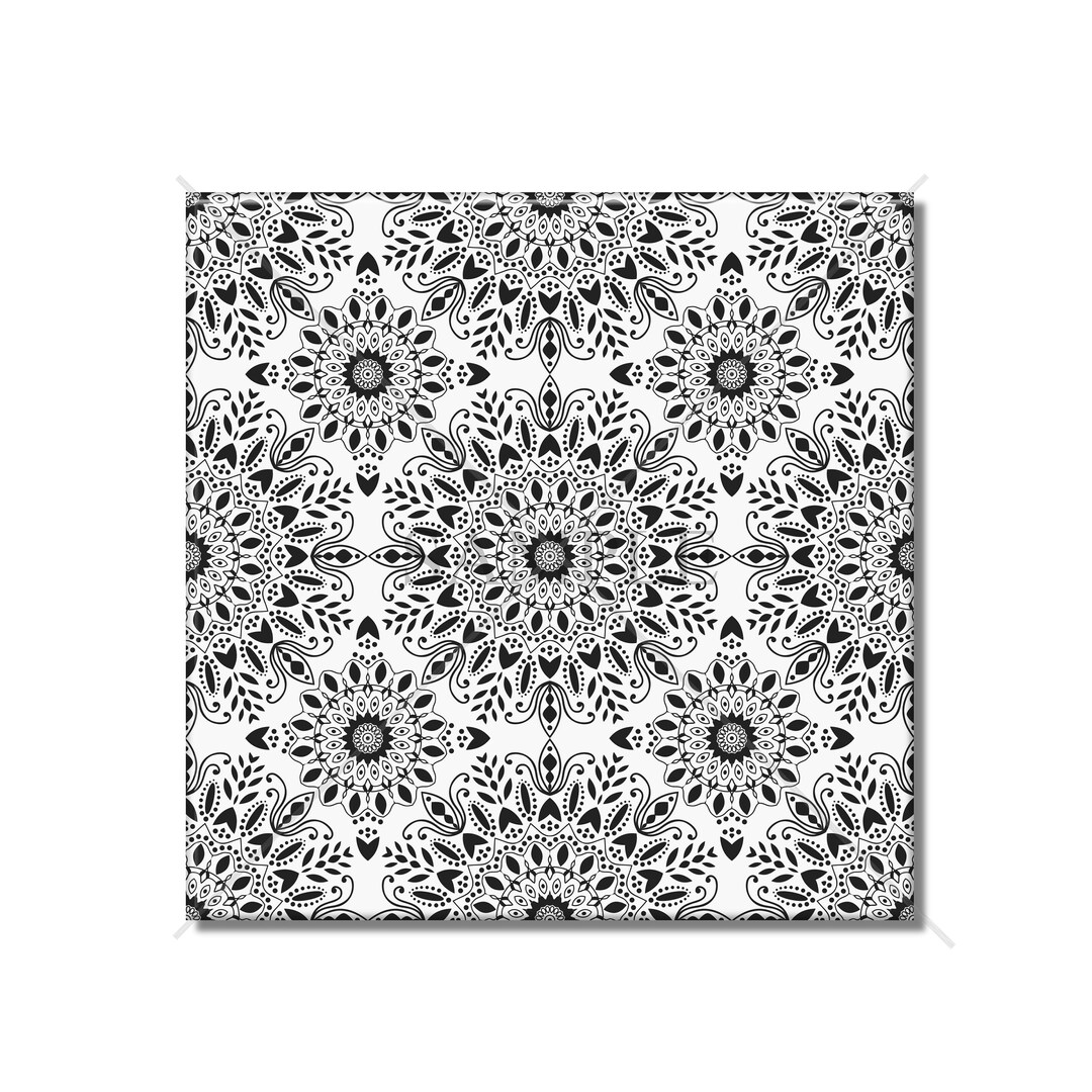 Black and White Decorative Ceramic Tile Moroccan Tile Design Ceramic