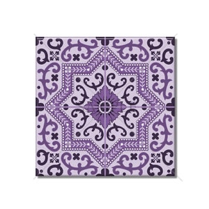 Decorative Purple Ceramic Tile - Moroccan Tile Design Purple Kitchen Backsplash Tile - Purple Bathroom Tile - Purple Fireplace Tile