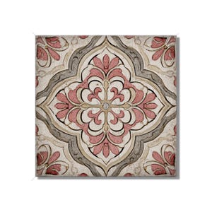 Pink And Beige Ceramic Tile Decorative Pink Kitchen Backsplash Tile Vintage Design Bathroom Wall Tiles Decorative Ceramic Tile