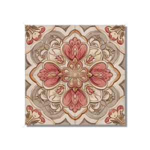 Pink Cream Vintage Design Ceramic Tile Decorative Pink Kitchen Backsplash Tile Pink Bathroom Wall Tiles Decorative Pink Fireplace Tile