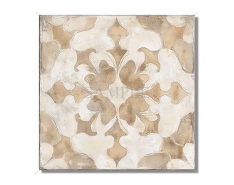 Neutral Tones Vintage European Design Ceramic Tiles Patterned Kitchen Backsplash Tile - Beige Cream Tan Bathroom Tiles Patterned Tiles
