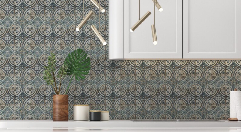Rustic Mixed Mosaic Design Ceramic Tile - Mixed Kitchen Backsplash Tile ...
