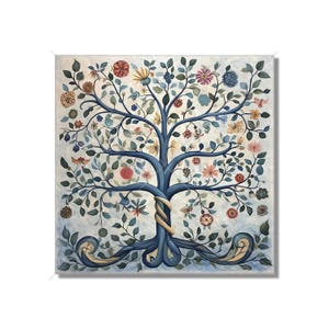 William Morris Tree Of Life Design Ceramic Tile Art Nouveau Kitchen Accent Backsplash Patterned Tile Art Nouveau Bathroom Tile Free Shipping