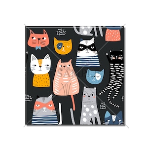 Cat Design Ceramic Tile For Kitchen Backsplash And Bathroom Ceramic Tiles Decorative Cat Design Ceramic Tile