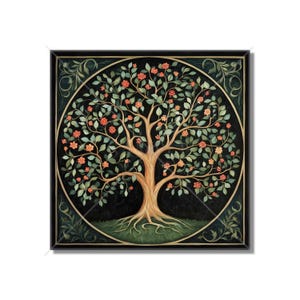William Morris Tree Of Life Design Ceramic Tile Art Nouveau Kitchen Accent Backsplash Patterned Tile Art Nouveau Bathroom Tile Free Shipping