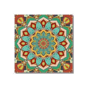Unique Decorative Ceramic Tile - Vintage Colors Moroccan Tile Design Backsplash Kitchen/Bathroom Tiles - Patterned Tile - Free Shipping