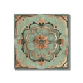 Aged Green Copper Ceramic Tile - Vintage Aged Design Tile - Unique Green Kitchen Backsplash Tile - Unique Bathroom Tile - Green Accent Tiles