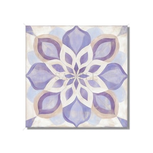 Lavender Ceramic Tiles - Patterned Backsplash Tile - Lavender Kitchen Tile - Lavender Bathroom Tile Lavender Accent Tile Free Shipping