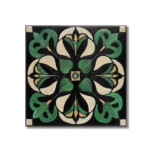 Black And Green Ceramic Tile - Unique Green Kitchen Backsplash Tile - Green Bathroom Shower Wall Tile - Black And Green Backsplash Tiles