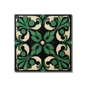 Black And Green Ceramic Tile - Unique Green Kitchen Backsplash Tile - Green Bathroom Shower Wall Tile - Black And Green Backsplash Tiles