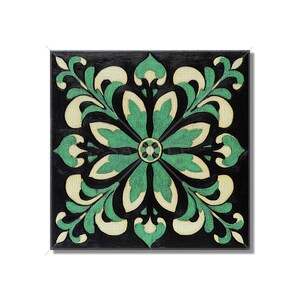 Black And Green Ceramic Tile - Unique Green Kitchen Backsplash Tile - Green Bathroom Shower Wall Tile - Black And Green Backsplash Tiles