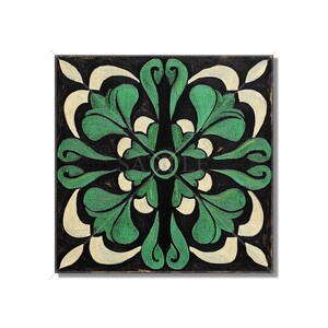 Black And Green Ceramic Tile - Unique Green Kitchen Backsplash Tile - Green Bathroom Shower Wall Tile - Black And Green Backsplash Tiles
