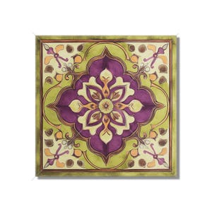 Olive Green Plum Decorative Ceramic Tiles Unique Kitchen Backsplash Tile Green Boho Bathroom Tiles Green Patterned Wall Tiles Free Shipping