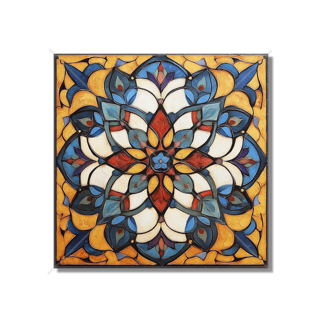 Unique Color Tile Multi Colored Ceramic Tile - Bright Colors Kitchen Tile - Unique ...
