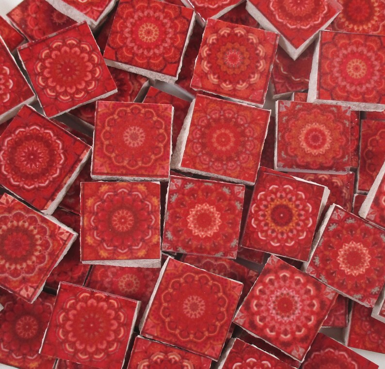 Ceramic Mosaic Tiles Moroccan Tile Design Red Image 0