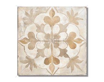 Neutral Tones Vintage European Design Ceramic Tiles Patterned Kitchen Backsplash Tile - Beige Cream Tan Bathroom Tiles Patterned Tiles