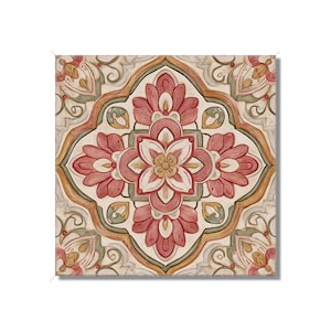 Pink Cream Vintage Design Ceramic Tile Decorative Pink Kitchen Backsplash Tile Pink Bathroom Wall Tiles Decorative Pink Fireplace Tile