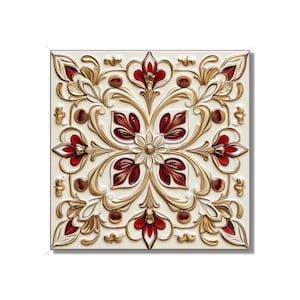 Red Ceramic Tile Unique Patterned Red Kitchen Backsplash Tiles Red Bathroom Tiles Red Accent Tiles Red Fireplace Tile