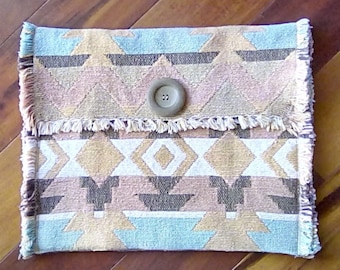 Clutch, Southwestern Clutch, Portfolio, Western Style Clutch, Gift for Her, Ready to Ship!