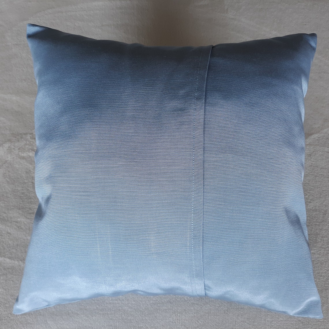 Pillow Cover 14 X 14 Sky Blue Pillow Cover With Embroidery Etsy UK