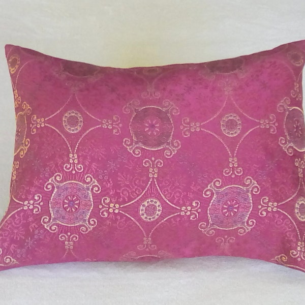 Red and Gold Pillow Etsy