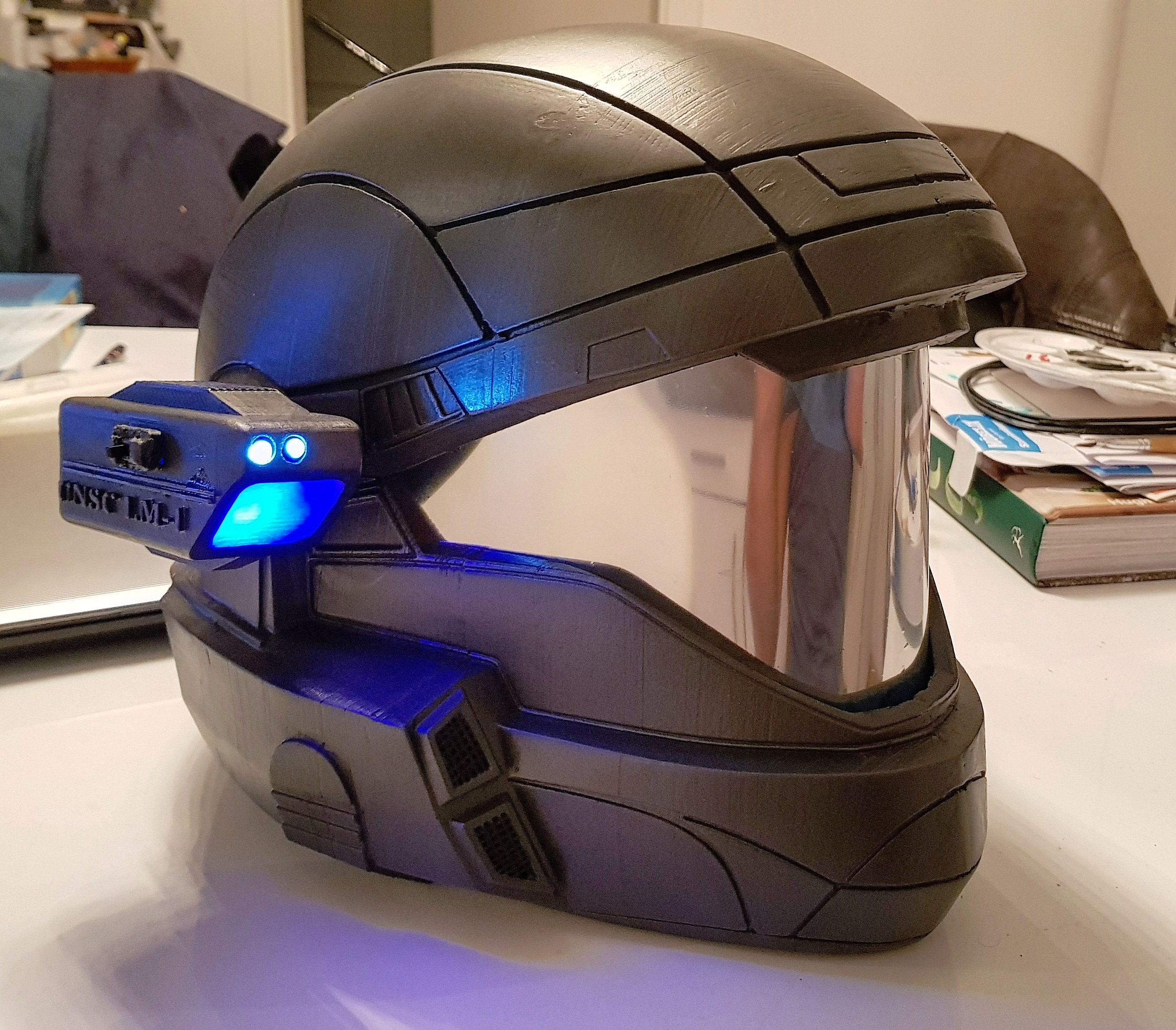 Fanmade Halo ODST Replica Helmet with Lightmodule Etsy