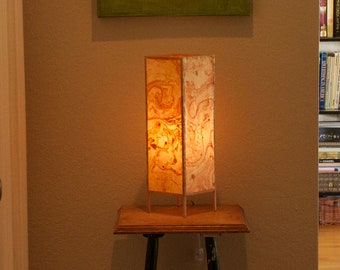 Marble Paper tower lamp, various colors
