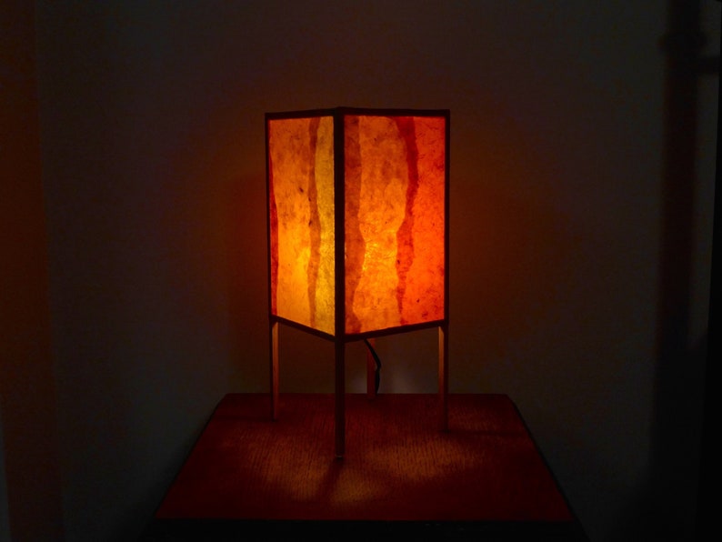 Table Lamp Accent Paper Lantern Graduation Gift Boho Decor