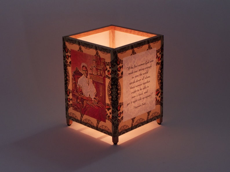 Civil Rights Black Lives Matter Harriet Tubman Sojourner Truth The Light of Truth Table Lamp Women/'s History Month