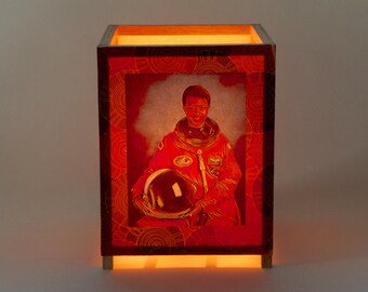 History-Making Black Females Mary Jackson and Mae Jemison Light of Truth Table Lamp