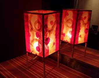 Accent lamp, Table lamp, Paper Lantern, Nursery Lamp, Wedding Gift, Paper Lamp, Bohemian Lighting