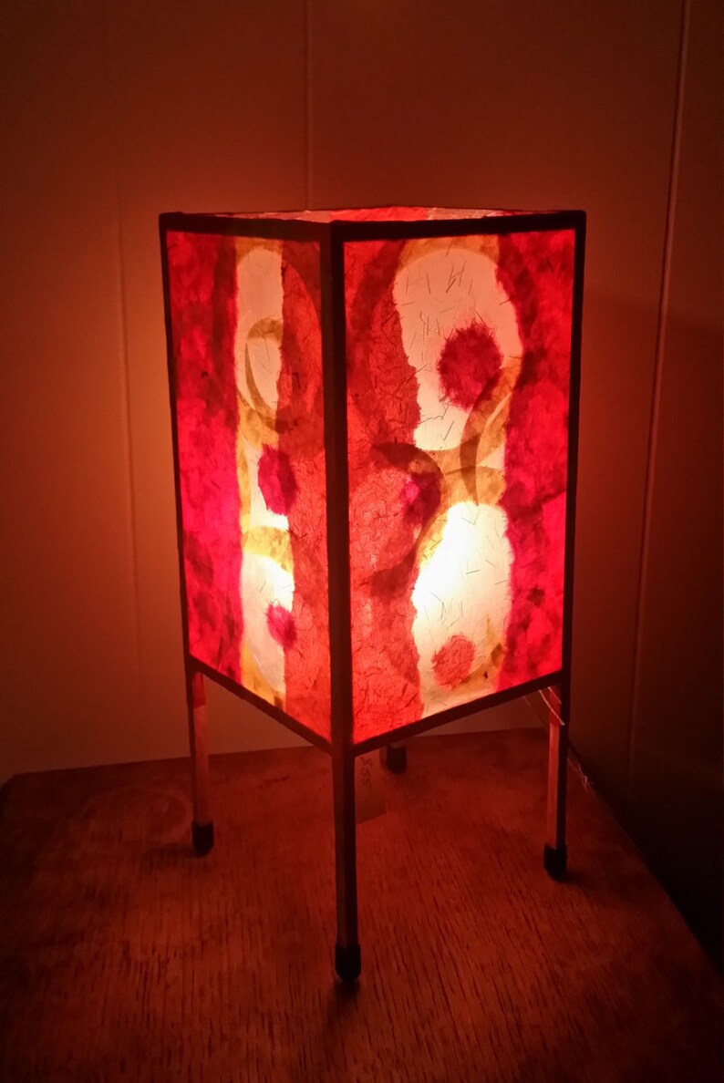 Table lamp Bohemian Lighting Nursery Lamp Paper Lamp Wedding Gift Paper Lantern Accent lamp