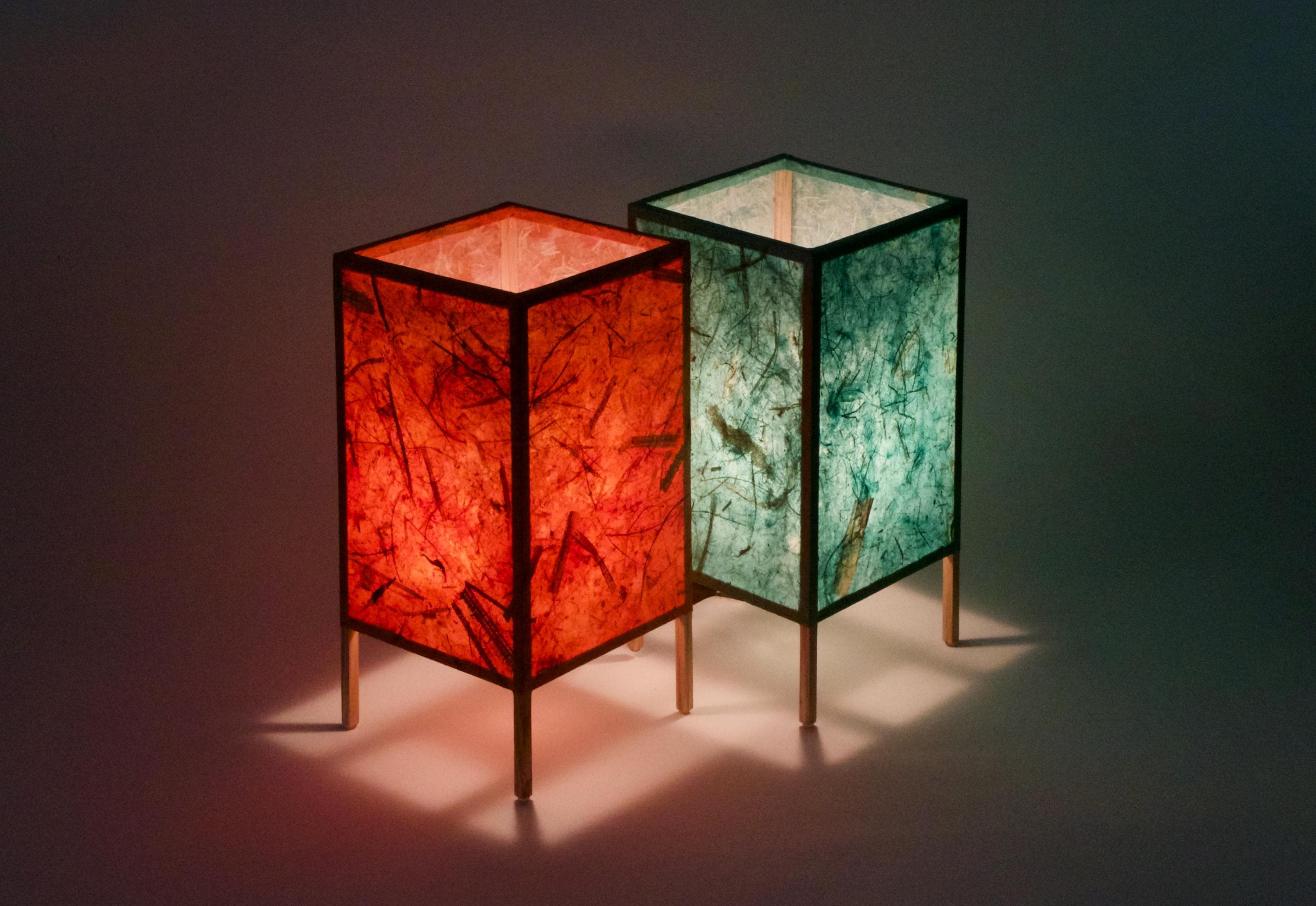 Choice of Color Banana Fiber Paper Table Lamp - Etsy, image size:3000x2065