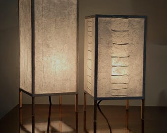 Asian Influenced Mid Century Modern table lamp