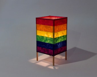 Gay Pride, LGBTQ Decor, Table Lamp, Accent Lamp, Rainbow Lamp, Gay Wedding Gift