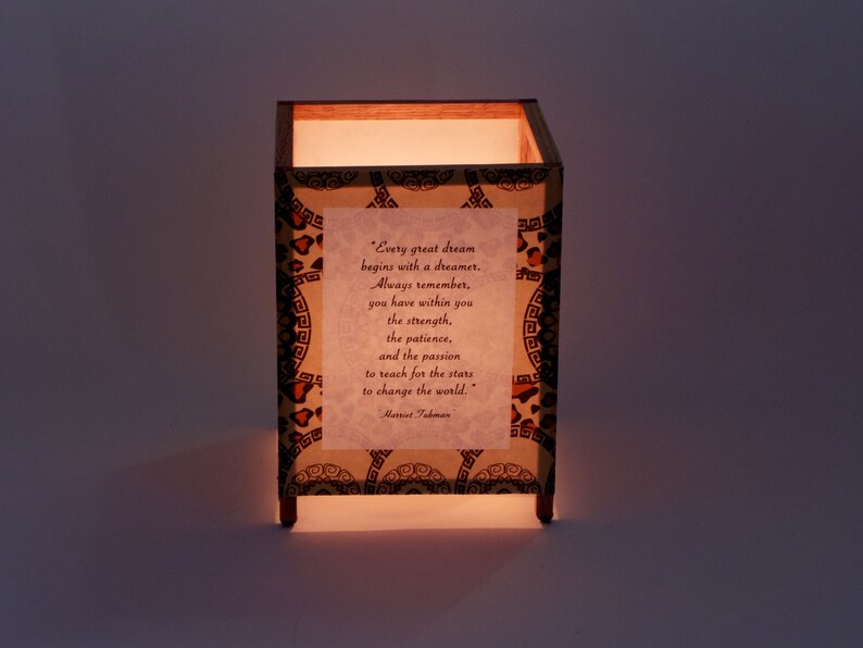 Civil Rights Black Lives Matter Harriet Tubman Sojourner Truth The Light of Truth Table Lamp Women/'s History Month