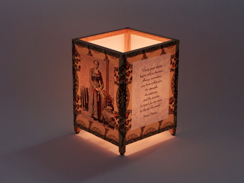 Civil Rights Black Lives Matter Harriet Tubman Sojourner Truth The Light of Truth Table Lamp Women/'s History Month
