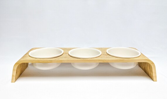 Plastic elevated dog feeders top
