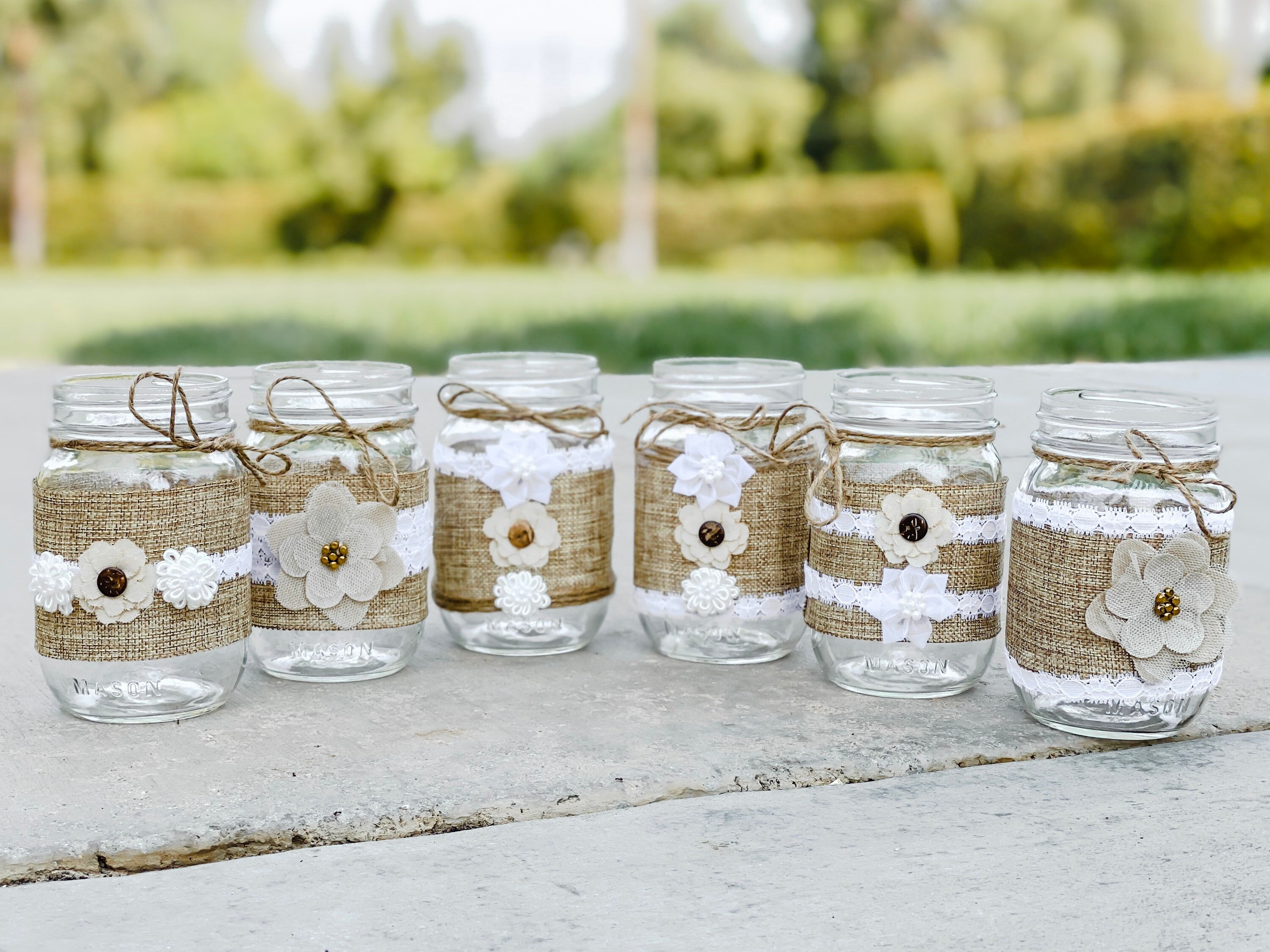 Decorative mason jars deals