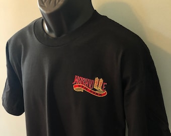 80s Nashville New York Shirt Vintage Tee Niagara Falls Hamlet Wheatfield County Lockport North Tonawanda Cowboy Boots Country NYC Lee USA XL