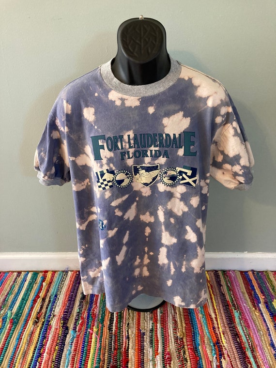 1997 Fort Lauderdale Florida Tie Dye Shirt Vintage