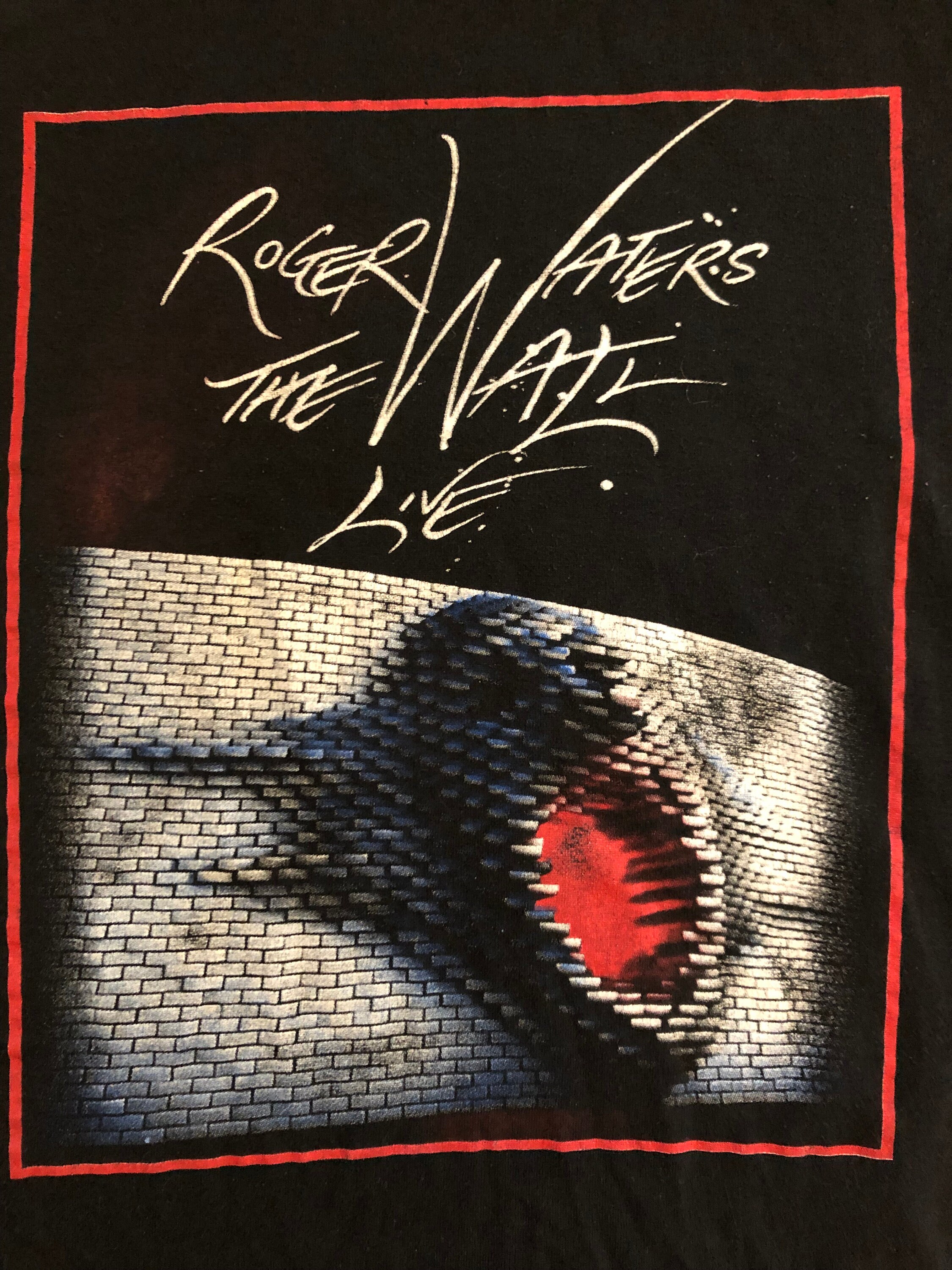 90s Roger Waters the Wall Live Shirt Vintage Tee Pink Floyd