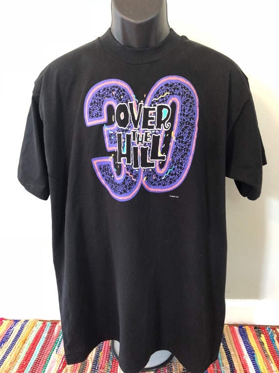 funny over the hill t shirts