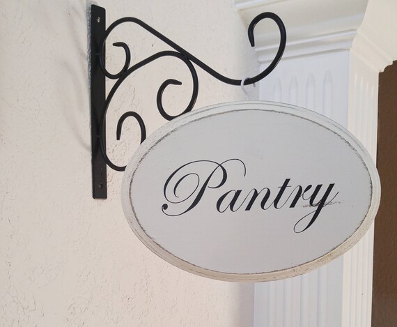 Farmhouse Style Hanging Kitchen Pantry Door Wooden Sign New Etsy