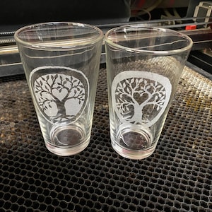 Laser Engraved Pint Glass image 6