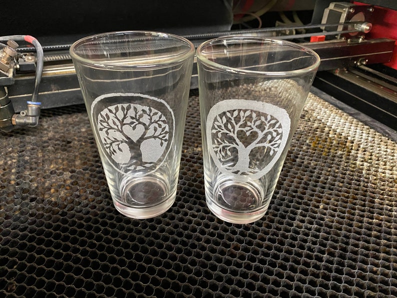 Laser Engraved Pint Glass image 6