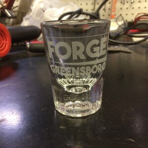 5x Laser Etched 2 oz. Shot Glass image 3