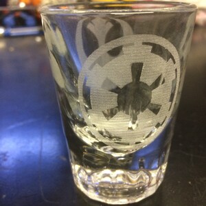 5x Laser Etched 2 oz. Shot Glass image 2