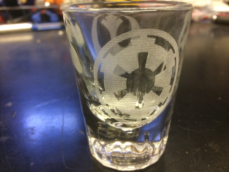 5x Laser Etched 2 oz. Shot Glass image 2