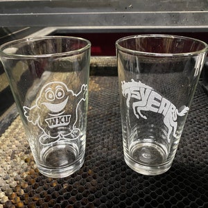 Laser Engraved Pint Glass image 3